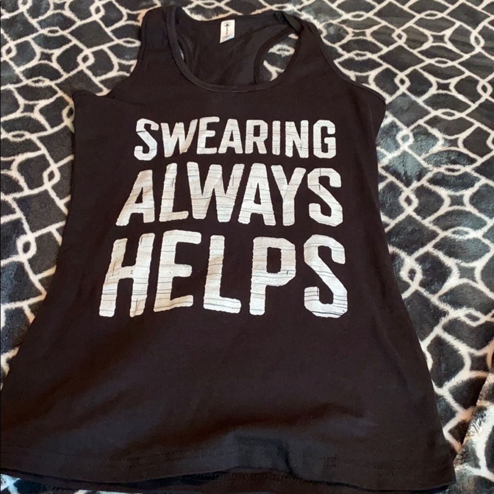 Racer back tank top